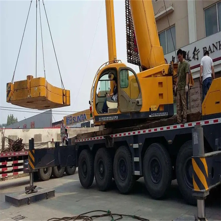 邕宁当地吊车出租|机器吊装|75吨|工厂搬迁服务